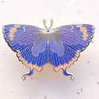 Colorado Hairstreak Butterfly (Hypaurotis crysalus) Enamel Pin