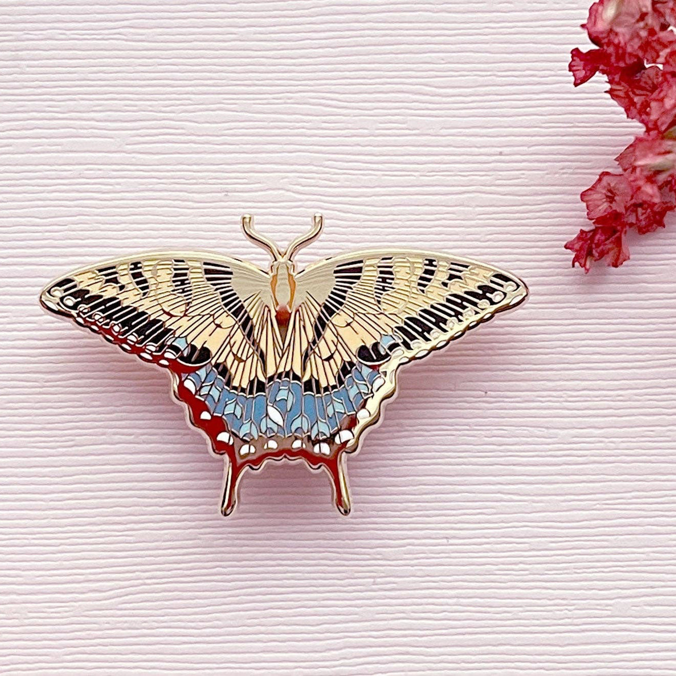 Eastern Tiger Swallowtail Butterfly (Papilio glaucus) Enamel Pin