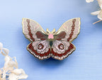 Coloradia Velda Pine Moth (Coloradia velda) Enamel Pin