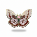 Coloradia Velda Pine Moth (Coloradia velda) Enamel Pin