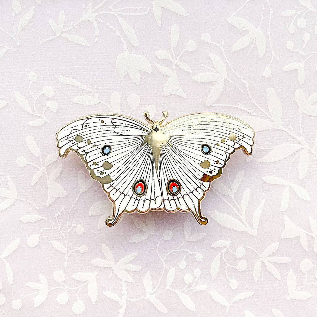 Forest Mother of Pearl Butterfly (Protogoniomorpha parhassus) Enamel Pin