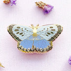 Large Blue Butterfly (Phengaris arion) Enamel Pin