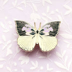 California Dogface Butterfly (Zerene eurydice) Enamel Pin