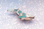 Bryde's Whale (Star Shine) Glow in the Dark Enamel Pin