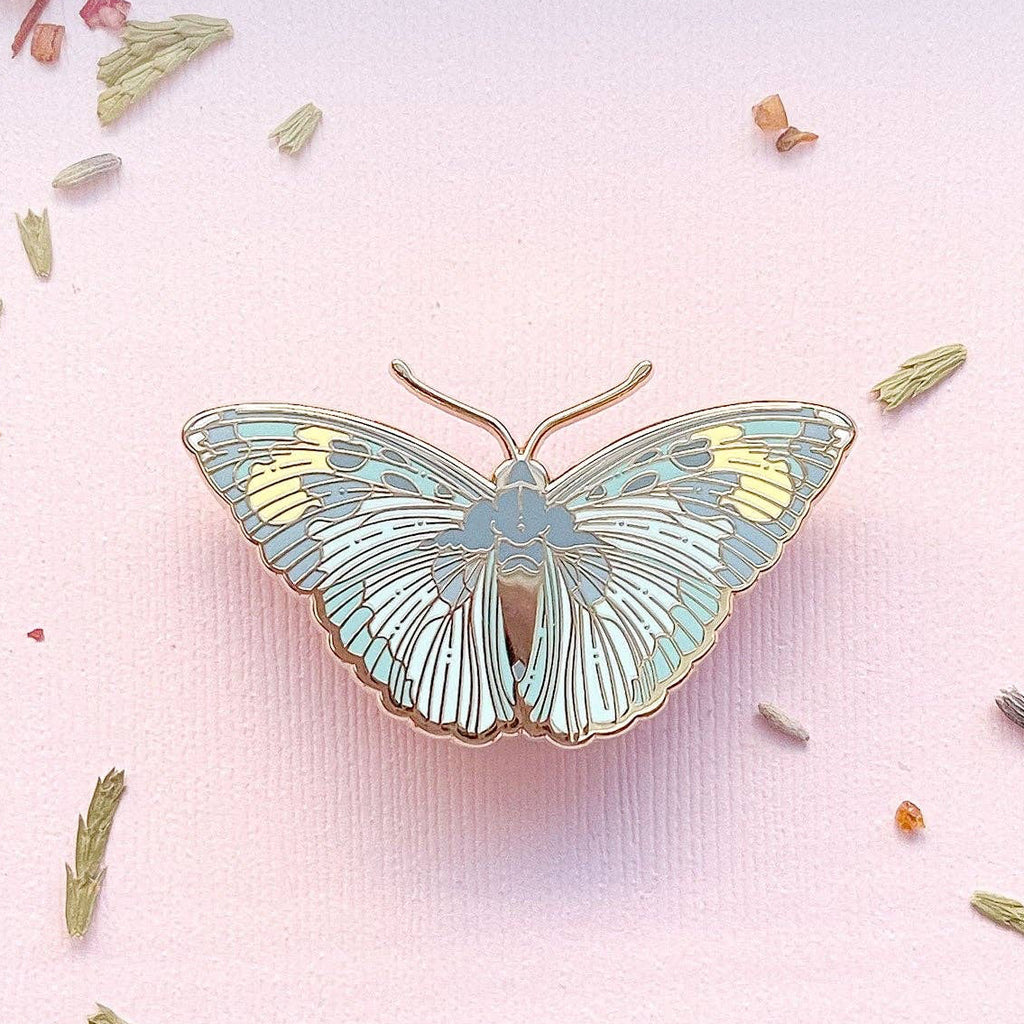 Widespread Forester Butterfly (Euphaedra medon) Enamel Pin