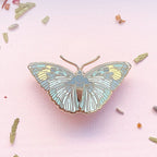 Widespread Forester Butterfly (Euphaedra medon) Enamel Pin
