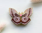 Coloradia Velda Pine Moth (Coloradia velda) Enamel Pin