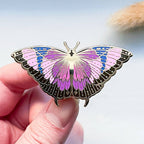 Noble Leafwing Butterfly (Fountainea nobilis) Enamel Pin