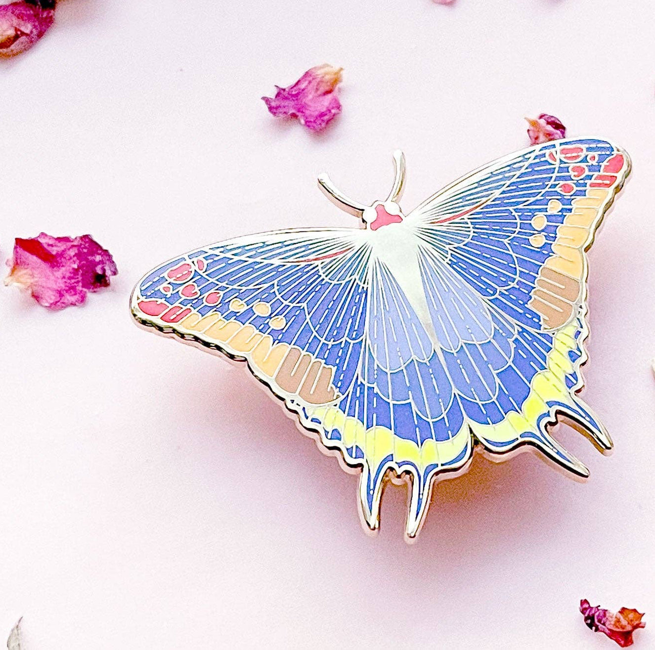 Two-Tailed Pasha Butterfly (Charaxes jasius) Enamel Pin