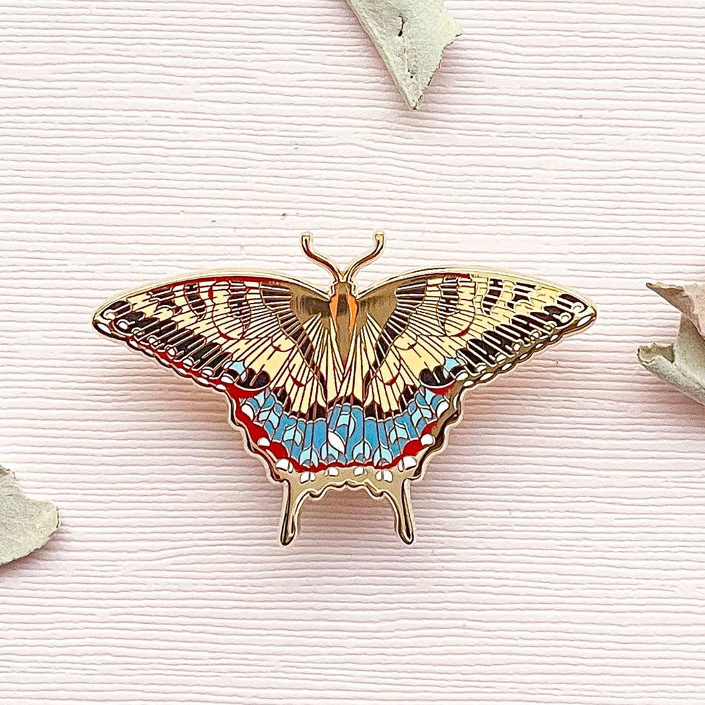 Eastern Tiger Swallowtail Butterfly (Papilio glaucus) Enamel Pin