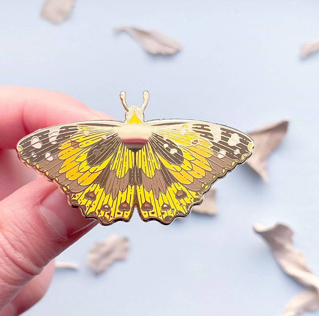 Painted Lady Butterfly (Vanessa cardui) Enamel Pin