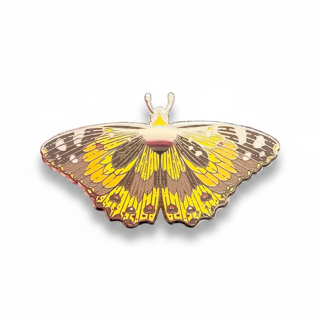 Painted Lady Butterfly (Vanessa cardui) Enamel Pin