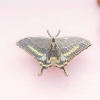 Paris Peacock Butterfly (Papilio paris) Enamel Pin