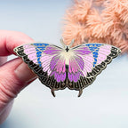 Noble Leafwing Butterfly (Fountainea nobilis) Enamel Pin