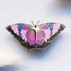 Noble Leafwing Butterfly (Fountainea nobilis) Enamel Pin