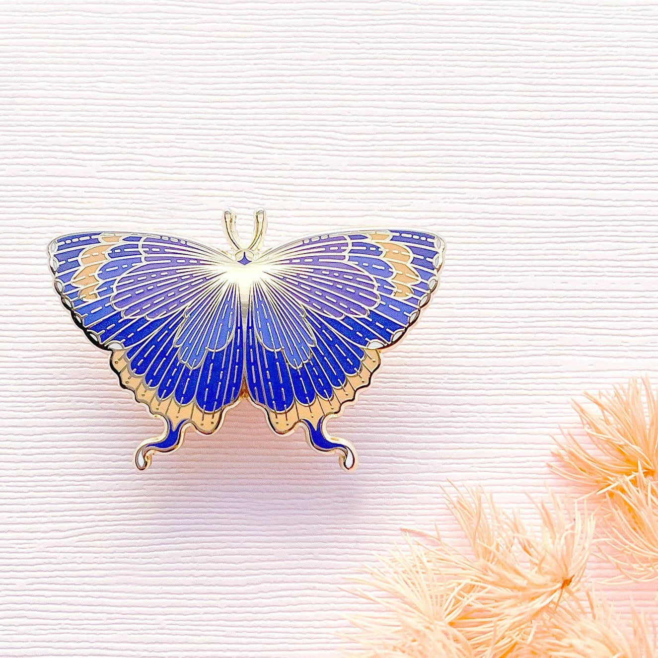 Colorado Hairstreak Butterfly (Hypaurotis crysalus) Enamel Pin
