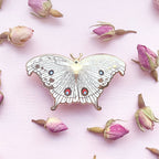 Forest Mother of Pearl Butterfly (Protogoniomorpha parhassus) Enamel Pin