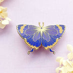 Colorado Hairstreak Butterfly (Hypaurotis crysalus) Enamel Pin