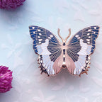 African Bluewing Butterfly (Charaxes smaragdalis) Enamel Pin