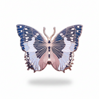 African Bluewing Butterfly (Charaxes smaragdalis) Enamel Pin