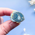Tiny Emperor Angelfish | Ocean Life | Hard Enamel Pin