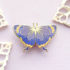 Colorado Hairstreak Butterfly (Hypaurotis crysalus) Enamel Pin