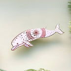 Ancient Zygophyseter | Sperm Whale | Collectible | Enamel Pin