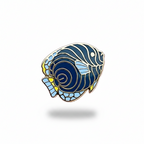 Tiny Emperor Angelfish | Ocean Life | Hard Enamel Pin