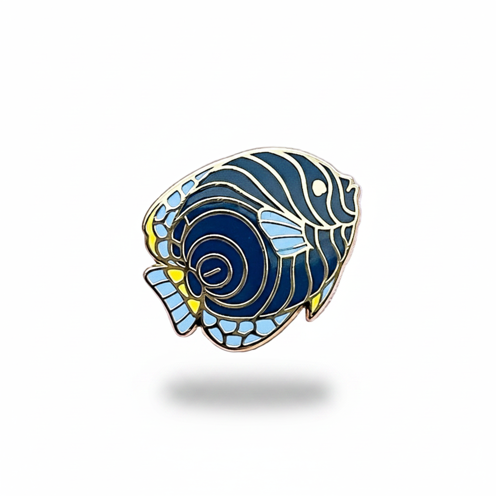 Tiny Emperor Angelfish | Ocean Life | Hard Enamel Pin
