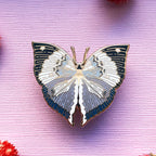 Blue Oakleaf Butterfly (Kallima horsfieldii) Enamel Pin