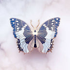African Bluewing Butterfly (Charaxes smaragdalis) Enamel Pin