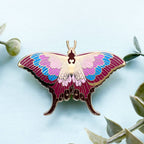 Sunset Daggerwing Butterfly (Marpesia furcula) Enamel Pin