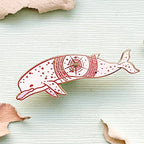 Ancient Zygophyseter | Sperm Whale | Collectible | Enamel Pin