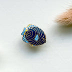 Tiny Emperor Angelfish | Ocean Life | Hard Enamel Pin