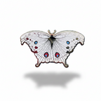 Forest Mother of Pearl Butterfly (Protogoniomorpha parhassus) Enamel Pin