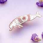 Ancient Zygophyseter | Sperm Whale | Collectible | Enamel Pin