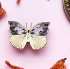 California Dogface Butterfly (Zerene eurydice) Enamel Pin