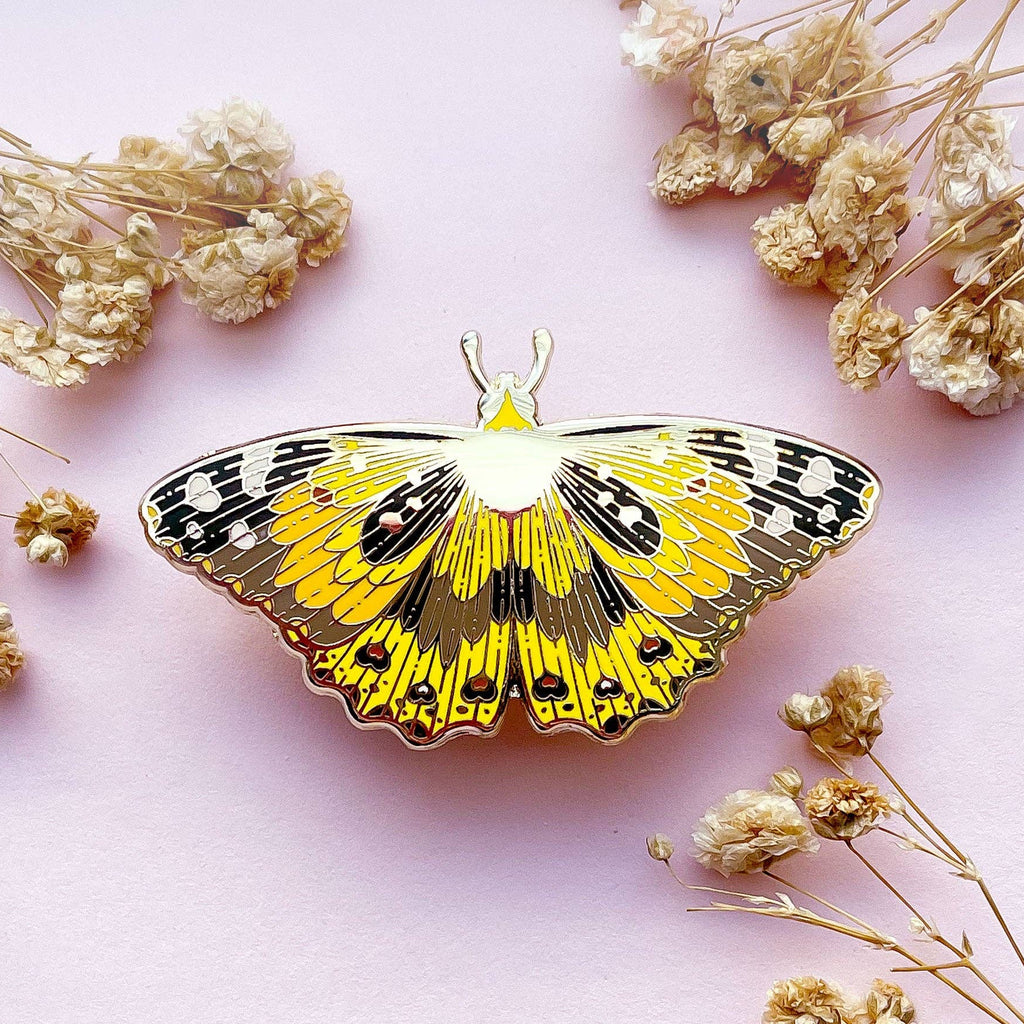 Painted Lady Butterfly (Vanessa cardui) Enamel Pin