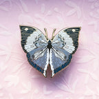 Blue Oakleaf Butterfly (Kallima horsfieldii) Enamel Pin