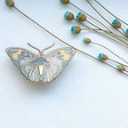 Widespread Forester Butterfly (Euphaedra medon) Enamel Pin