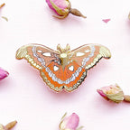 Atlas Moth (Attacus atlas) Enamel Pin