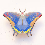 Two-Tailed Pasha Butterfly (Charaxes jasius) Enamel Pin