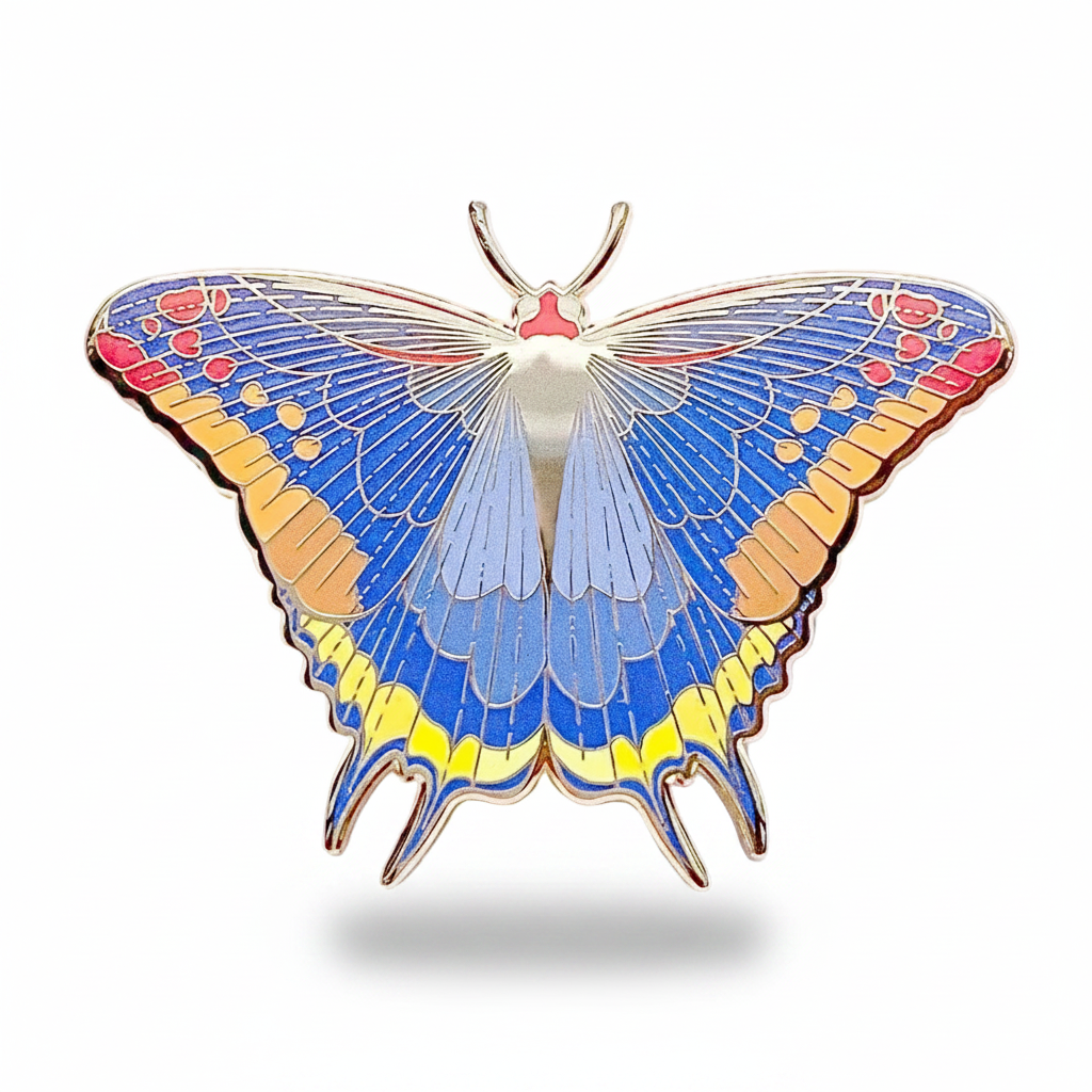 Two-Tailed Pasha Butterfly (Charaxes jasius) Enamel Pin