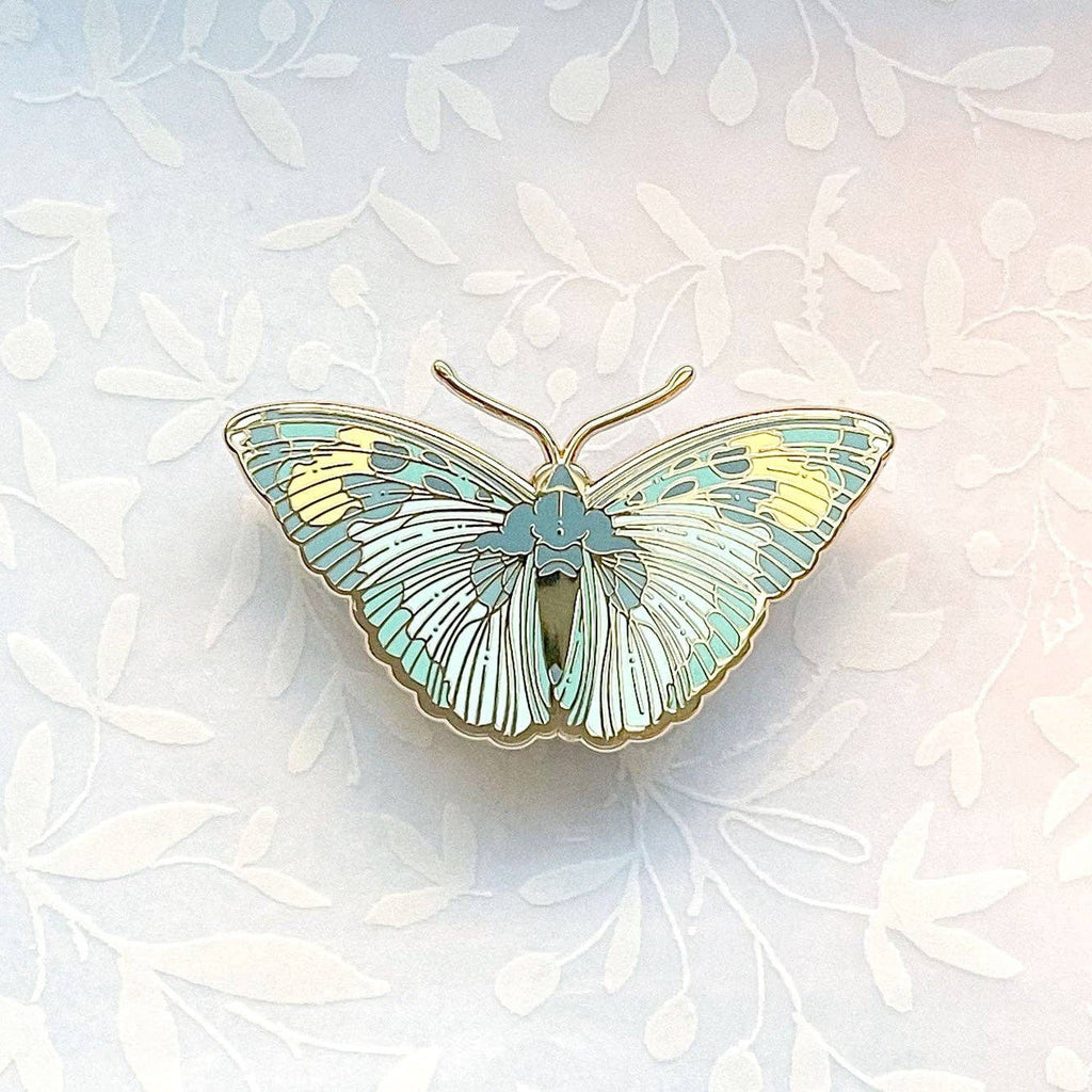 Widespread Forester Butterfly (Euphaedra medon) Enamel Pin