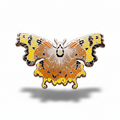 Comma Butterfly (Polygonia c-album) Enamel Pin
