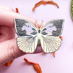 California Dogface Butterfly (Zerene eurydice) Enamel Pin