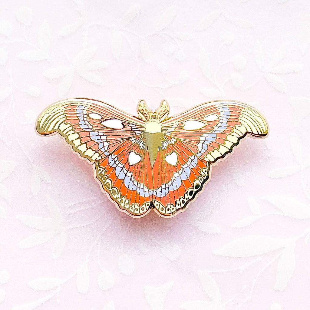 Atlas Moth (Attacus atlas) Enamel Pin