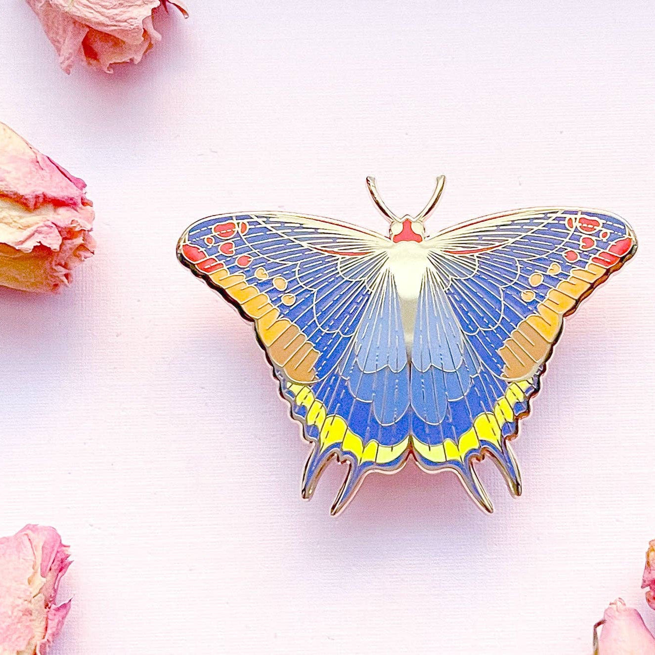 Two-Tailed Pasha Butterfly (Charaxes jasius) Enamel Pin