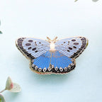 Large Blue Butterfly (Phengaris arion) Enamel Pin