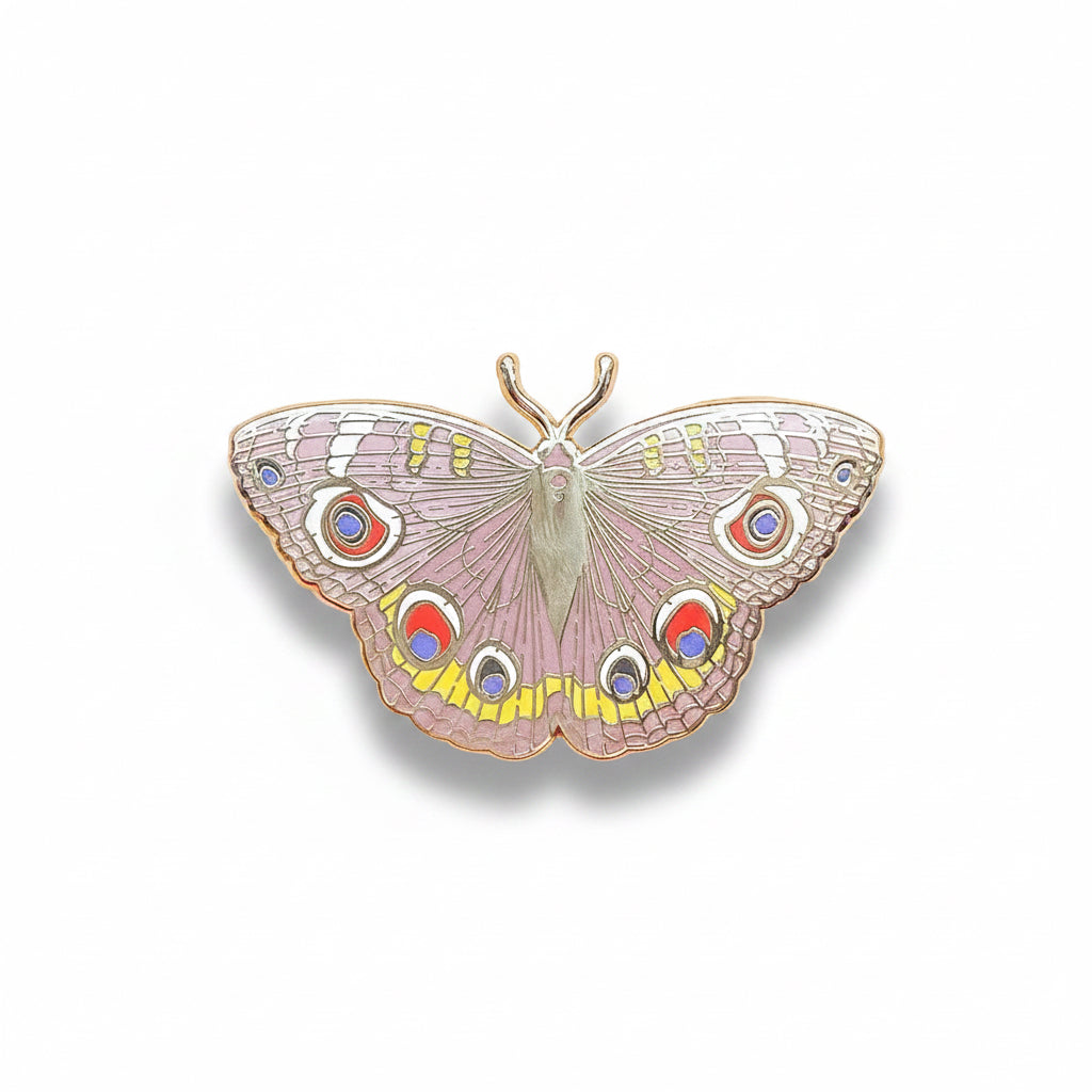 Buckeye Butterfly (Junonia coenia) Enamel Pin